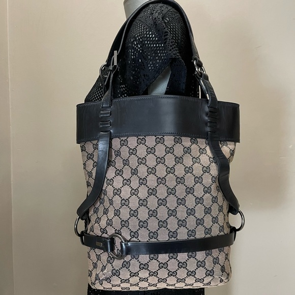 Authentic Vintage Gucci Monogram Tote - Picture 4 of 15